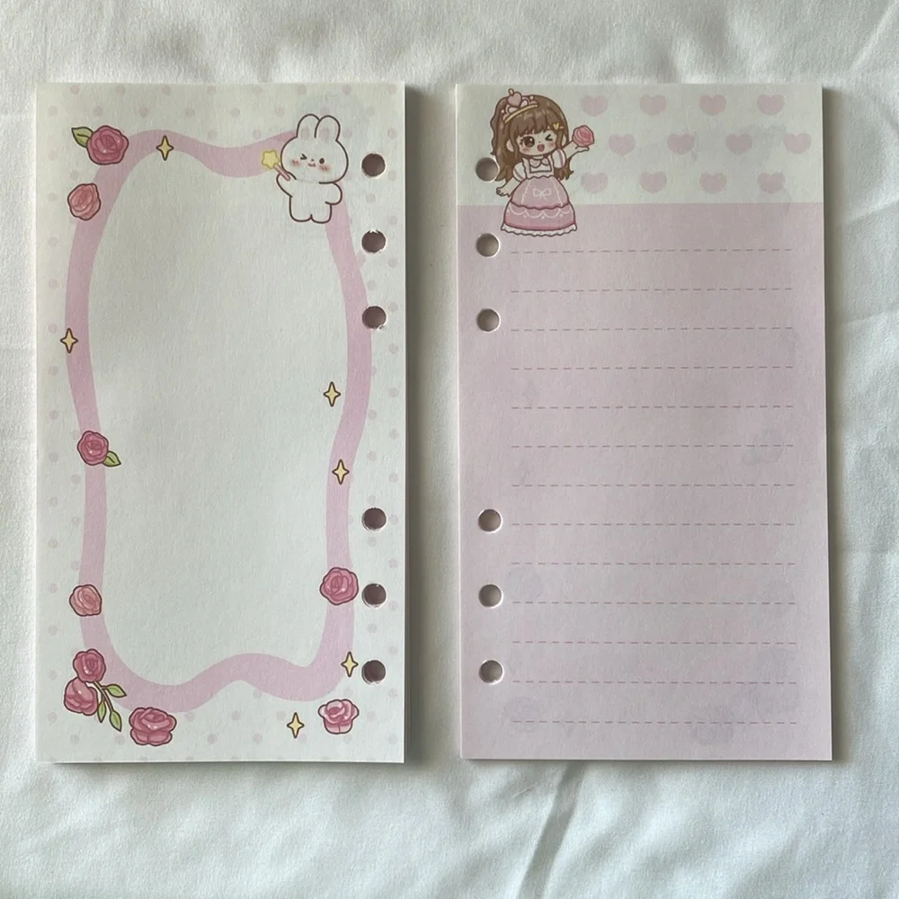 A6 Planner Kawaii Princess Pink - Picture 8 of 12